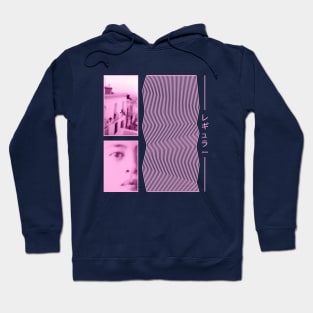 Regular pink wave - レギュラー Hoodie